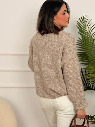 Jersey punto beige | Kara