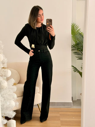 Vaquero detalle brillante | Sacha