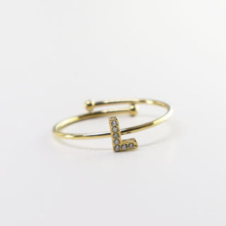 Anillo personalizado letter | Lux