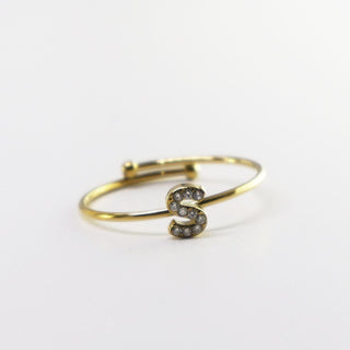 Anillo personalizado letter | Lux