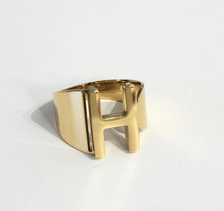 Anillo personalizado letter | Scar