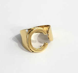 Anillo personalizado letter | Scar