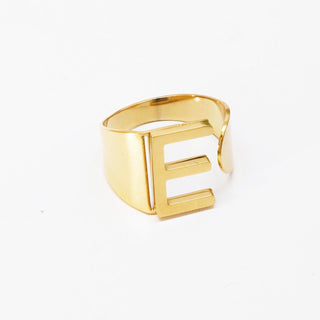 Anillo personalizado letter | Scar