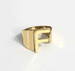 Anillo personalizado letter | Scar