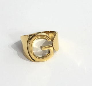 Anillo personalizado letter | Scar