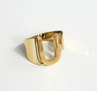 Anillo personalizado letter | Scar