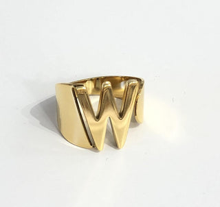 Anillo personalizado letter | Scar