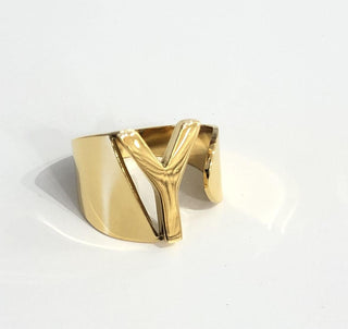 Anillo personalizado letter | Scar