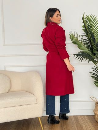 Abrigo rojo | Neix - Alalá Moda Mujer