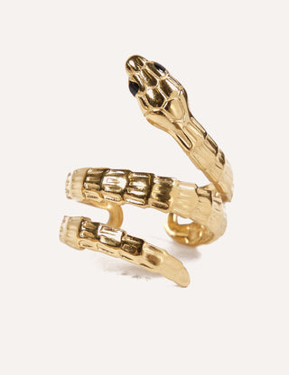 Anillo gold | Serpiente - Alalá Moda Mujer