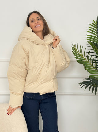 Anorak acolchado beis | Clyde - Alalá Moda Mujer