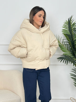 Anorak acolchado beis | Clyde - Alalá Moda Mujer