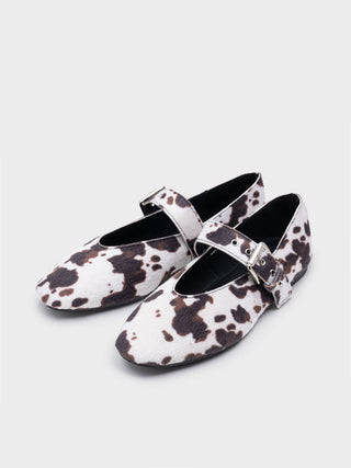 Bailarinas print Cow | Petty - Alalá Moda Mujer