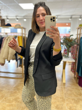 Blazer básica negra - Alalá Moda Mujer