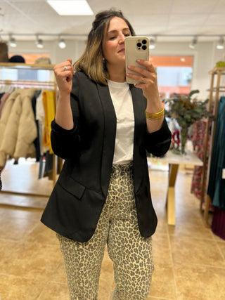 Blazer básica negra - Alalá Moda Mujer