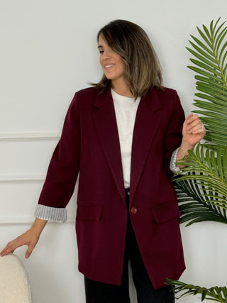 Blazer burdeos | Olivia - Alalá Moda Mujer