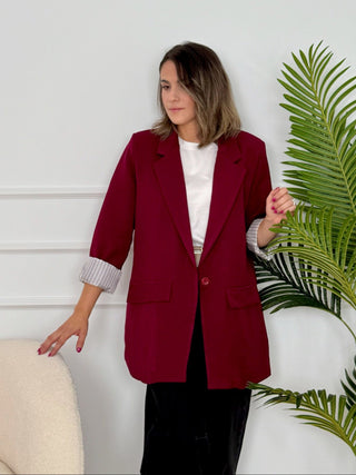 Blazer burdeos | Olivia - Alalá Moda Mujer