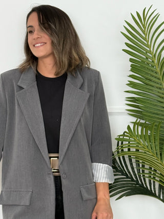 Blazer gris | Olivia - Alalá Moda Mujer