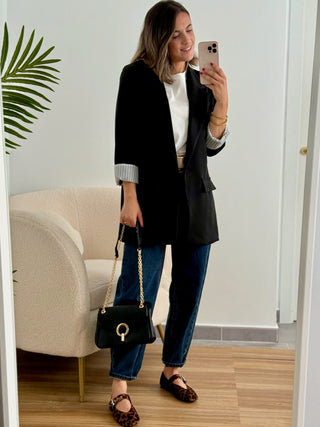 Blazer negro | Olivia - Alalá Moda Mujer