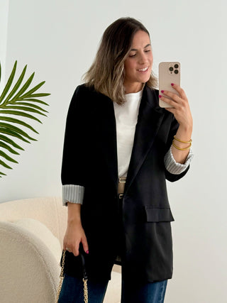 Blazer negro | Olivia - Alalá Moda Mujer