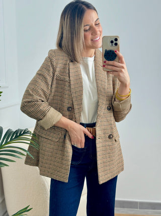 Blazer pata de gallo | Tes - Alalá Moda Mujer