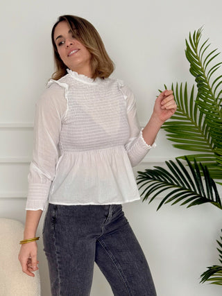 Blusa blanca | Ella - Alalá Moda Mujer