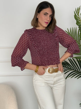 Blusa estampada | Min - Alalá Moda Mujer