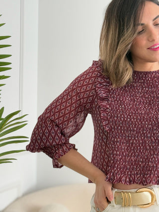 Blusa estampada | Min - Alalá Moda Mujer