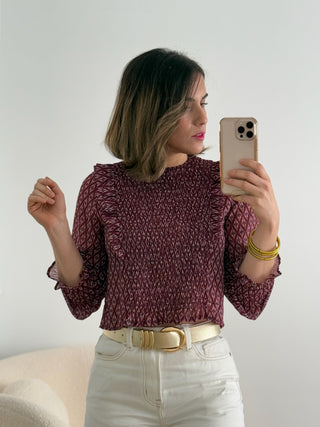 Blusa estampada | Min - Alalá Moda Mujer