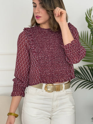 Blusa estampada | Min - Alalá Moda Mujer