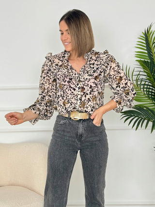 Blusa print floral | Roma - Alalá Moda Mujer