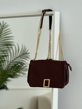 Bolso bandolera burdeos | Siena - Alalá Moda Mujer