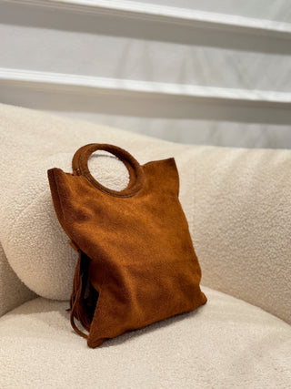 Bolso flecos camel| Claude - Alalá Moda Mujer