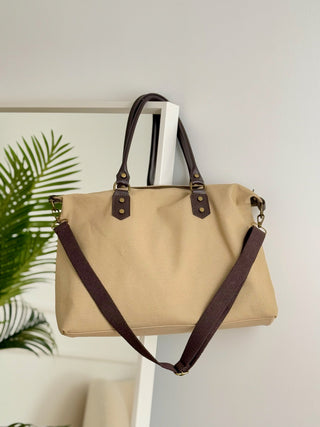 Bolso shopper beis | Wis - Alalá Moda Mujer