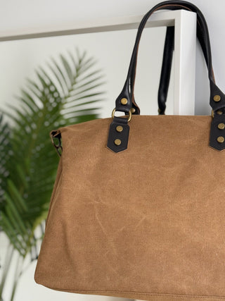 Bolso shopper camel| Wis - Alalá Moda Mujer