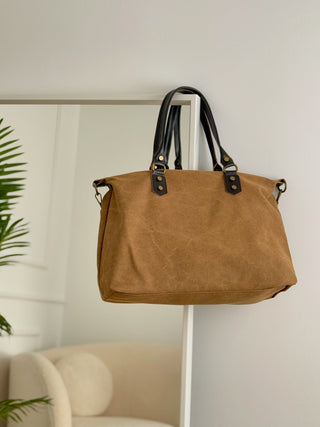 Bolso shopper camel| Wis - Alalá Moda Mujer