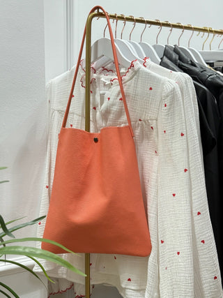 Bolso Shopper Coral | Anya - Alalá Moda Mujer