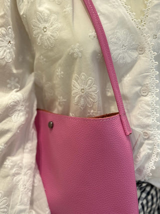 Bolso Shopper rosa | Anya - Alalá Moda Mujer