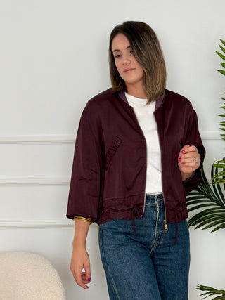 Bomber Burdeos | Mila - Alalá Moda Mujer