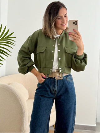 Bomber kaki | Ruby - Alalá Moda Mujer