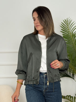Bomber verde | Mila - Alalá Moda Mujer