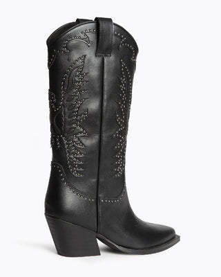 Botas cowboy negras con tachuelas | Nowa - Alalá Moda Mujer