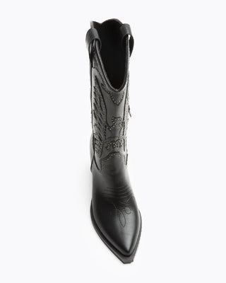 Botas cowboy negras con tachuelas | Nowa - Alalá Moda Mujer