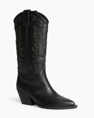 Botas cowboy negras con tachuelas | Nowa - Alalá Moda Mujer