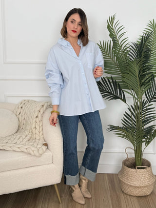 Camisa azul | Estela - Alalá Moda Mujer