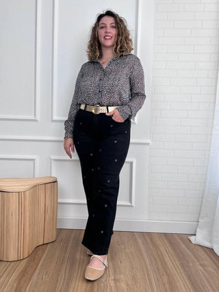 Camisa estampada plus size | Alma - Alalá Moda Mujer