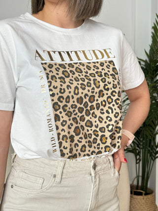 Camiseta print camel | Attitude - Alalá Moda Mujer