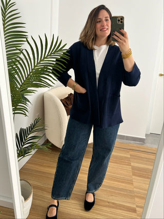 Cárdigan azul marino | Michella - Alalá Moda Mujer