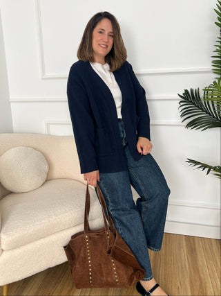 Cárdigan azul marino | Michella - Alalá Moda Mujer