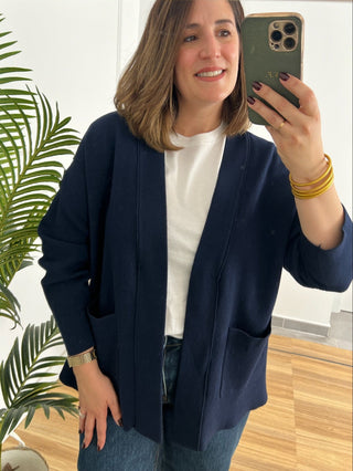 Cárdigan azul marino | Michella - Alalá Moda Mujer